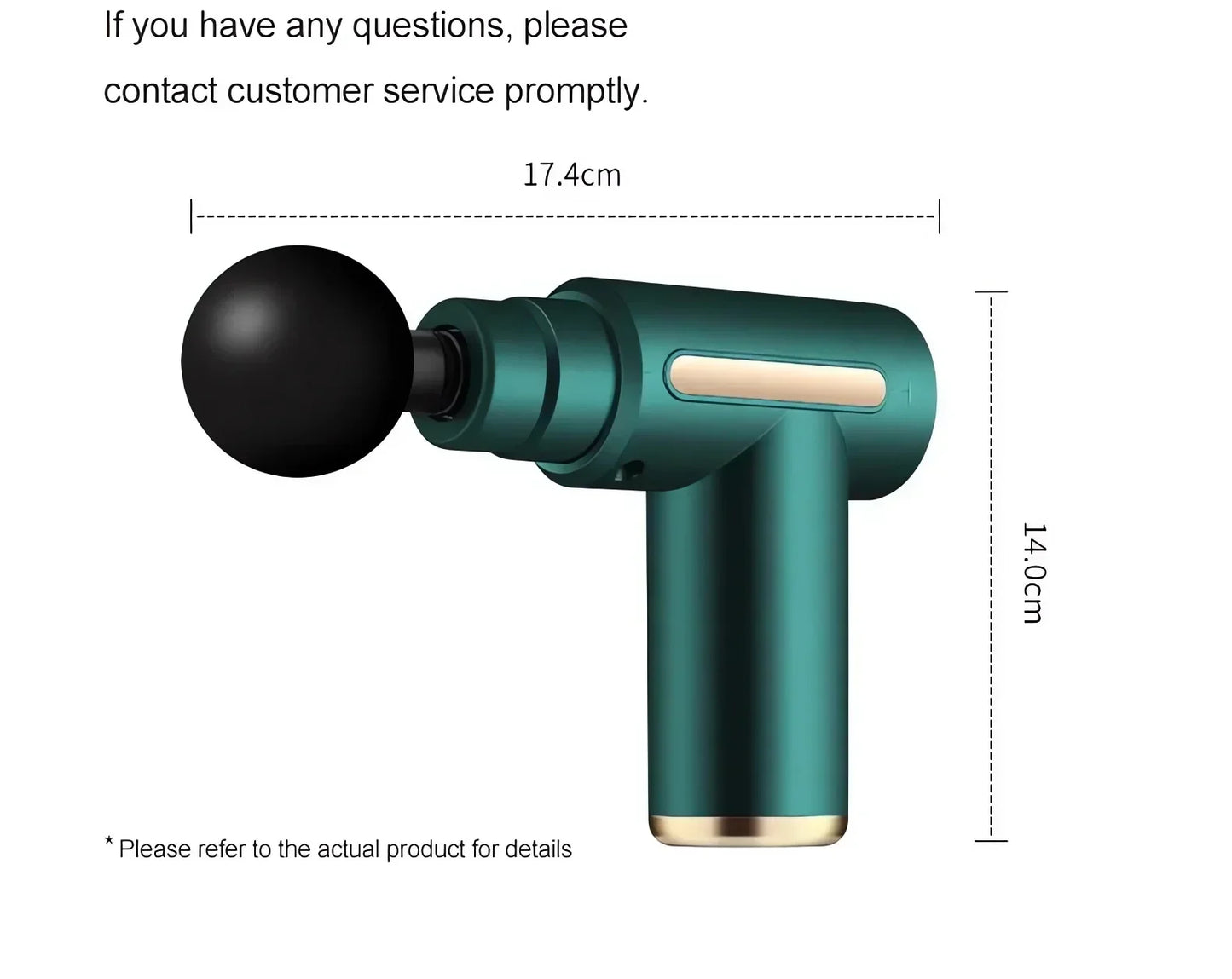 USB Mini Massage Gun Fascia Machine Muscle Relaxation Vibrating Gun